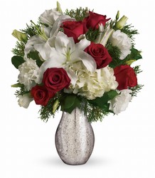 A Christmas Kiss by Teleflora from Martha Mae's Floral & Gifts in McDonough, GA